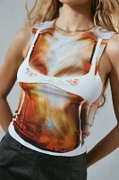 Jaded London Bare All Graphic Tank Top