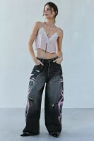 Jaded London Pink Blade XL Colossus Baggy Jean