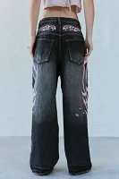 Jaded London Pink Blade XL Colossus Baggy Jean