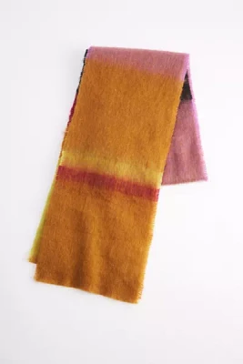 Multicolor Stripe Woven Scarf