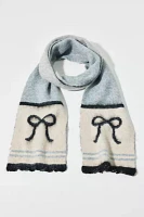 Bow Varsity Knit Scarf