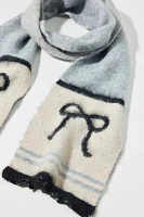 Bow Varsity Knit Scarf