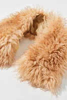 Fluffy Faux Fur Wrap Scarf