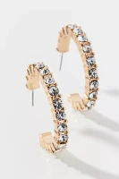 Rhinestone Hoop Earring