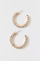 Rhinestone Hoop Earring