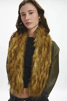 Faux Fur Collar Scarf