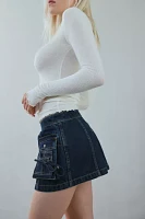 BDG Ranger Cargo Denim Micro Skirt