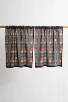 Bridgette Floral Pattern Café Curtain Set