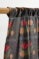 Bridgette Floral Pattern Café Curtain Set