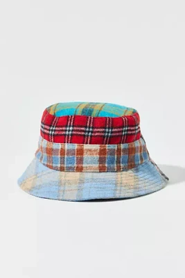 Mixed Plaid Bucket Hat