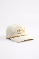 Corduroy Slogan Text Hat