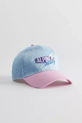 Alpine Skiing Satin Baseball Hat