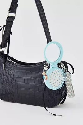 UO Hairbrush Compact Keychain