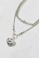 Ember Heart Layered Necklace