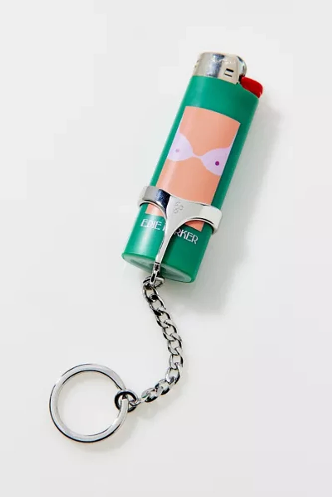 Edie Parker Swimsuit Lighter Holder Keychain