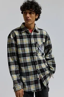 Pro Standard New York Yankees Long Sleeve Flannel Shirt