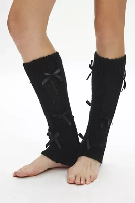 Femme 3D Bow Leg Warmer