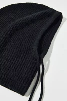 Ribbed Knit Hooded Balaclava