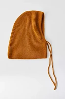 Ribbed Knit Hooded Balaclava