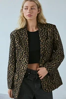 Ghospell Phoebe Abstract Jacquard Blazer