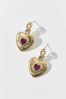 Gemma Heart Drop Earring