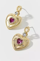 Gemma Heart Drop Earring