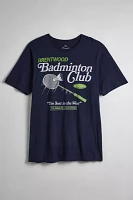 Badminton Club Cotton Graphic Tee