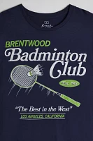 Badminton Club Cotton Graphic Tee