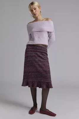 Urban Renewal Remnants Knee Length Sweater Skirt