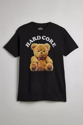 Hardcore Bear Cotton Graphic Tee