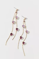 Heart Stone Duster Earring