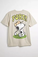 Peanuts Snoopy Fore Graphic Tee