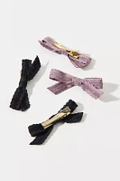 Mini Hair Bow Clip Set