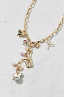 Katherine Lariat Charm Necklace