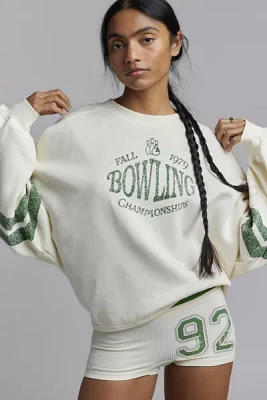 BDG Tasha Bowling Graphic Crew Neck Pullover