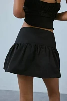 Motel Rantufu Button Front Mini Skirt