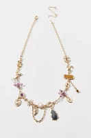 Alisa Gem Charm Necklace