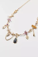 Alisa Gem Charm Necklace