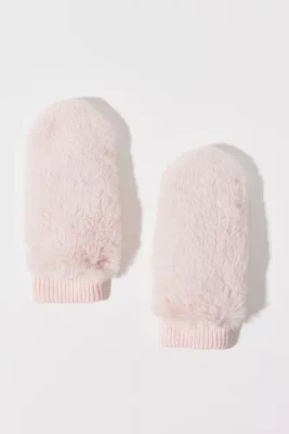 Fuzzy Faux Fur Convertible Mitten