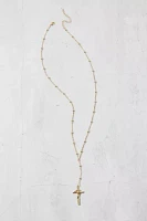 Catiana Cross Long Necklace