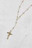 Catiana Cross Long Necklace