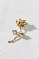 Metal Rose Brooch