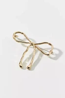 Metal Bow Brooch