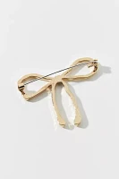 Metal Bow Brooch