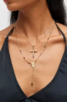 Blair Cross Layered Necklace