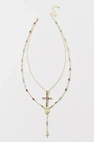 Blair Cross Layered Necklace