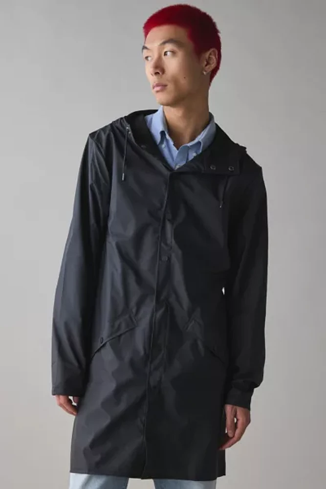 RAINS Long Contemporary Rain Jacket