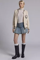 BDG Scottie Graphic Knit Zip-Up Cardigan