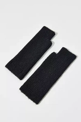 Ribbed Knit Hand Warmer Fingerless Glove