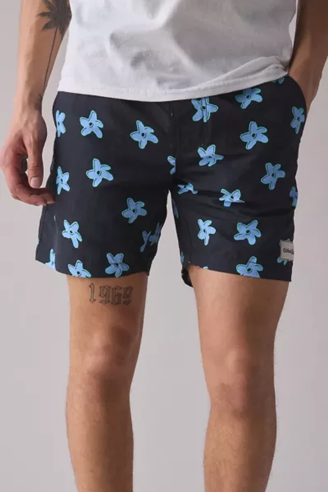 The Critical Slide Society Seeker Patterned Swim Short